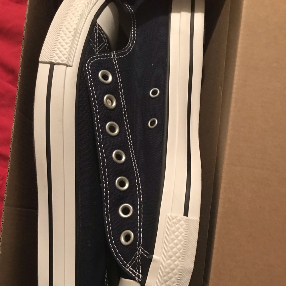 Black and white Converse